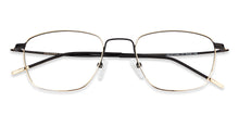 Load image into Gallery viewer, Black Geometric Full Rim Unisex Eyeglasses by Vincent Chase VC-128993