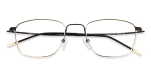 Black Geometric Full Rim Unisex Eyeglasses by Vincent Chase VC-128993