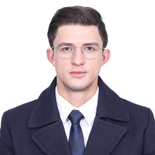 Load image into Gallery viewer, Blue Geometric Full Rim Unisex Eyeglasses by Vincent Chase Online-128994