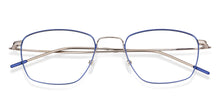 Load image into Gallery viewer, Blue Geometric Full Rim Unisex Eyeglasses by Vincent Chase Online-128994