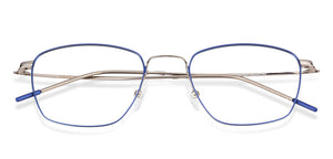 Blue Geometric Full Rim Unisex Eyeglasses by Vincent Chase Online-128994