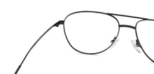 Load image into Gallery viewer, Black Aviator Full Rim Unisex Eyeglasses by Vincent Chase VC-132007