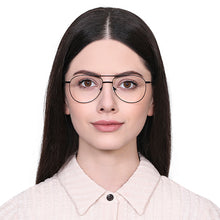Load image into Gallery viewer, Black Aviator Full Rim Unisex Eyeglasses by Vincent Chase Online-128995