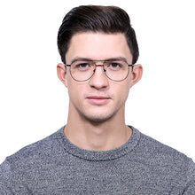 Load image into Gallery viewer, Black Aviator Full Rim Unisex Eyeglasses by Vincent Chase Online-128995