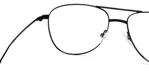 Black Aviator Full Rim Unisex Eyeglasses by Vincent Chase Online-128995