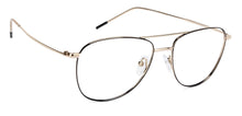 Load image into Gallery viewer, Gold Aviator Full Rim Unisex Eyeglasses by Vincent Chase VC-128996