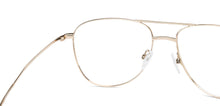 Load image into Gallery viewer, Gold Aviator Full Rim Unisex Eyeglasses by Vincent Chase VC-128996