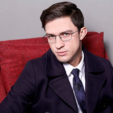 Load image into Gallery viewer, Gunmetal Rectangle Full Rim Unisex Eyeglasses by Vincent Chase Online-129004