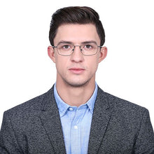 Load image into Gallery viewer, Gunmetal Rectangle Full Rim Unisex Eyeglasses by Vincent Chase Online-129004