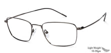 Load image into Gallery viewer, Gunmetal Rectangle Full Rim Unisex Eyeglasses by Vincent Chase Online-129004