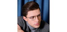 Load image into Gallery viewer, Black Rectangle Full Rim Unisex Eyeglasses by Vincent Chase Online-139154