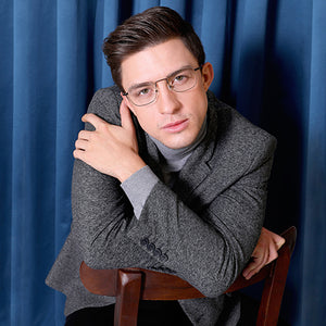 Black Rectangle Full Rim Unisex Eyeglasses by Vincent Chase-129009