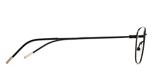 Black Rectangle Full Rim Unisex Eyeglasses by Vincent Chase Online-139154