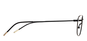 Black Rectangle Full Rim Unisex Eyeglasses by Vincent Chase-129009