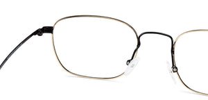 Black Rectangle Full Rim Unisex Eyeglasses by Vincent Chase Online-139154