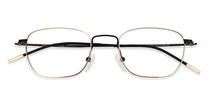 Black Rectangle Full Rim Unisex Eyeglasses by Vincent Chase Online-139154