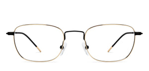 Black Rectangle Full Rim Unisex Eyeglasses by Vincent Chase-129009