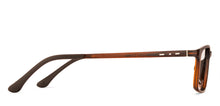 Load image into Gallery viewer, Brown Rectangle Full Rim Unisex Eyeglasses by Lenskart Air Online-129064