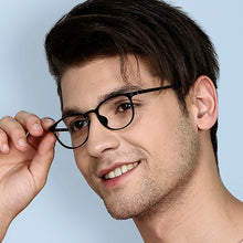 Load image into Gallery viewer, Black Round Full Rim Unisex Eyeglasses by Lenskart Air Online-129069