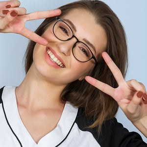 Black Round Full Rim Unisex Eyeglasses by Lenskart Air Online-129069