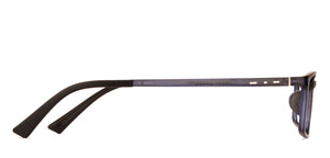 Blue Rectangle Full Rim Unisex Eyeglasses by Lenskart Air Online-129077
