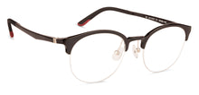 Load image into Gallery viewer, Black Round Half Rim Unisex Eyeglasses by Lenskart Air Online-129080