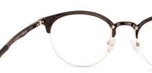 Load image into Gallery viewer, Black Round Half Rim Unisex Eyeglasses by Lenskart Air Online-129080