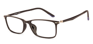 Black Rectangle Full Rim Unisex Eyeglasses by Lenskart Air Online-129082