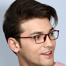 Load image into Gallery viewer, Red Rectangle Full Rim Unisex Eyeglasses by Lenskart Air Online-129083