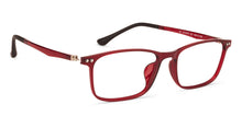Load image into Gallery viewer, Red Rectangle Full Rim Unisex Eyeglasses by Lenskart Air Online-129087