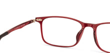 Load image into Gallery viewer, Red Rectangle Full Rim Unisex Eyeglasses by Lenskart Air Online-129087
