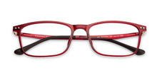 Load image into Gallery viewer, Red Rectangle Full Rim Unisex Eyeglasses by Lenskart Air Online-129087