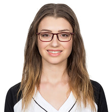 Load image into Gallery viewer, Red Rectangle Full Rim Unisex Eyeglasses by Lenskart Air Online-129087