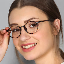 Load image into Gallery viewer, Brown Round Full Rim Unisex Eyeglasses by Lenskart Air Online-129096
