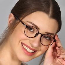 Load image into Gallery viewer, Brown Round Full Rim Unisex Eyeglasses by Lenskart Air Online-129096