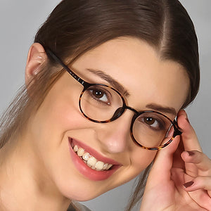 Brown Round Full Rim Unisex Eyeglasses by Lenskart Air Online-129096