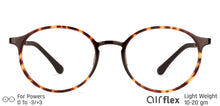 Load image into Gallery viewer, Brown Round Full Rim Unisex Eyeglasses by Lenskart Air Online-129096