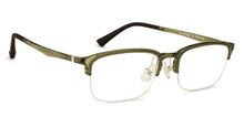 Load image into Gallery viewer, Green Rectangle Half Rim Unisex Eyeglasses by Lenskart Air Computer Glasses-148130