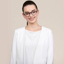 Load image into Gallery viewer, Brown Round Full Rim Unisex Eyeglasses by Vincent Chase Online-139229