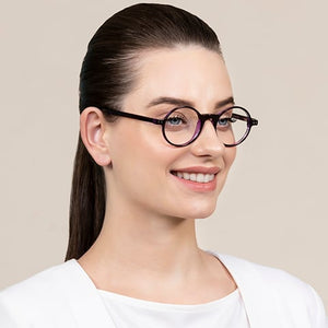 Brown Round Full Rim Unisex Eyeglasses by Vincent Chase Online-139229