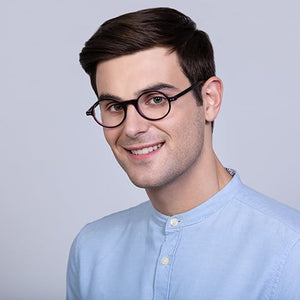 Brown Round Full Rim Unisex Eyeglasses by Vincent Chase Online-139229