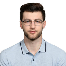 Load image into Gallery viewer, Gunmetal Rectangle Full Rim Unisex Eyeglasses by Vincent Chase Online-129753