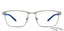 Load image into Gallery viewer, Gunmetal Rectangle Full Rim Unisex Eyeglasses by Vincent Chase Online-129753