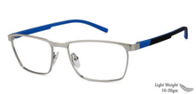 Load image into Gallery viewer, Gunmetal Rectangle Full Rim Unisex Eyeglasses by Vincent Chase Online-129753