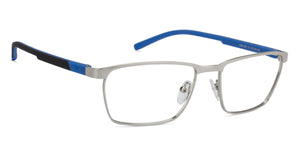 Gunmetal Rectangle Full Rim Unisex Eyeglasses by Vincent Chase Online-129753