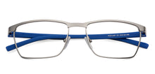 Load image into Gallery viewer, Gunmetal Rectangle Full Rim Unisex Eyeglasses by Vincent Chase Online-129753