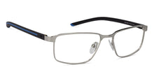 Load image into Gallery viewer, Silver Rectangle Full Rim Unisex Eyeglasses by Vincent Chase VC-129757