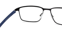 Load image into Gallery viewer, Black Rectangle Full Rim Unisex Eyeglasses by Vincent Chase VC-129759