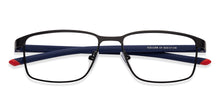 Load image into Gallery viewer, Black Rectangle Full Rim Unisex Eyeglasses by Vincent Chase VC-129759