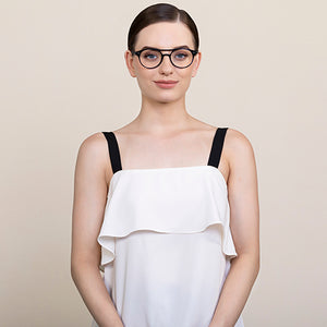 Tortoise Round Full Rim Unisex Eyeglasses by Vincent Chase Online-129957